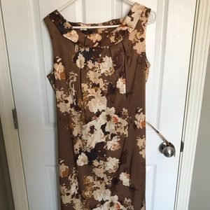 Talbots sleeveless dress. It is a stunner!